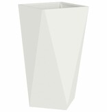 VidaXL Plantenbak Wit 40 x 40 x 75 cm Staal