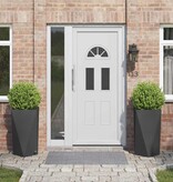 VidaXL Plantenbak 2 pcs Zwart 40 x 40 x 75 cm Staal