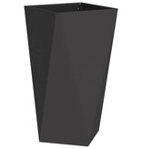 VidaXL Plantenbak 2 pcs Zwart 40 x 40 x 75 cm Staal