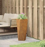 VidaXL Plantenbak Roestig 30 x 30 x 75 cm Cortenstaal