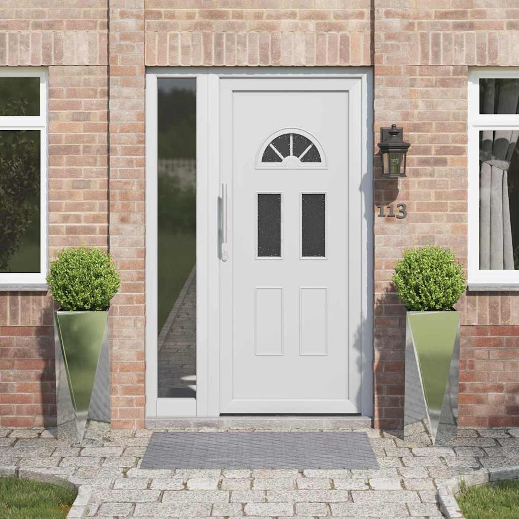 VidaXL Plantenbak 2 pcs Zilver 30 x 30 x 75 cm Gegalvaniseerd staal