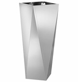 VidaXL Plantenbak 2 pcs Zilver 30 x 30 x 75 cm Gegalvaniseerd staal