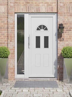 VidaXL Plantenbak 2 pcs Zilver 30 x 30 x 75 cm Roestvrij staal