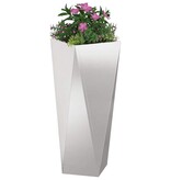 VidaXL Plantenbak Zilver 30 x 30 x 75 cm Roestvrij staal