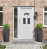 VidaXL Plantenbak 2 pcs Zwart 30 x 30 x 75 cm Staal