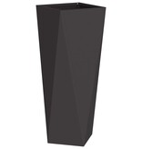 VidaXL Plantenbak Zwart 30 x 30 x 75 cm Staal