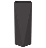 VidaXL Plantenbak Zwart 30 x 30 x 75 cm Staal