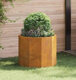 VidaXL Plantenbak Roestig 60 x 60 x 50 cm Cortenstaal