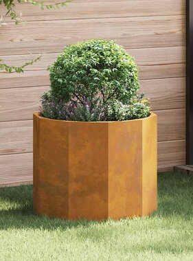 VidaXL Plantenbak Roestig 60 x 60 x 50 cm Cortenstaal