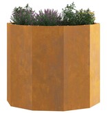 VidaXL Plantenbak Roestig 60 x 60 x 50 cm Cortenstaal