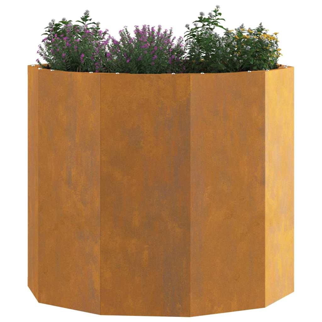 VidaXL Plantenbak Roestig 60 x 60 x 50 cm Cortenstaal