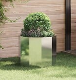 VidaXL Plantenbak Zilver 60 x 60 x 50 cm Gegalvaniseerd staal