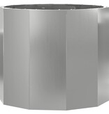 VidaXL Plantenbak Zilver 60 x 60 x 50 cm Gegalvaniseerd staal