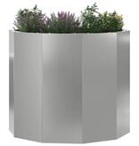 VidaXL Plantenbak Zilver 60 x 60 x 50 cm Gegalvaniseerd staal
