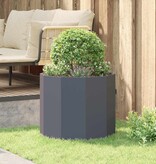 VidaXL Plantenbak Antraciet 60 x 60 x 50 cm Staal