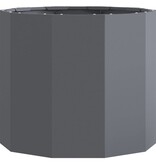 VidaXL Plantenbak Antraciet 60 x 60 x 50 cm Staal