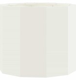 VidaXL Plantenbak Wit 60 x 60 x 50 cm Staal
