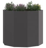VidaXL Plantenbak Zwart 60 x 60 x 50 cm Staal