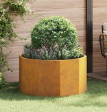 VidaXL Plantenbak Roestig 90 x 90 x 50 cm Cortenstaal