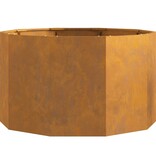 VidaXL Plantenbak Roestig 90 x 90 x 50 cm Cortenstaal