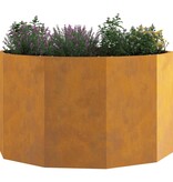 VidaXL Plantenbak Roestig 90 x 90 x 50 cm Cortenstaal