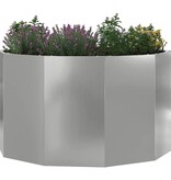 VidaXL Plantenbak Zilver 90 x 90 x 50 cm Gegalvaniseerd staal