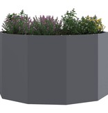 VidaXL Plantenbak Antraciet 90 x 90 x 50 cm Staal