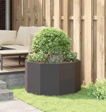 VidaXL Plantenbak Zwart 90 x 90 x 50 cm Staal