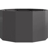 VidaXL Plantenbak Zwart 90 x 90 x 50 cm Staal