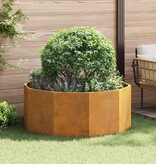 VidaXL Plantenbak Roestig 120 x 120 x 50 cm Cortenstaal