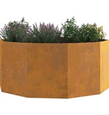 VidaXL Plantenbak Roestig 120 x 120 x 50 cm Cortenstaal