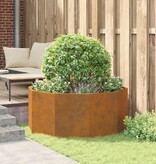 VidaXL Plantenbak Roestig 120 x 120 x 50 cm Cortenstaal