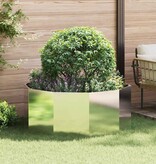 VidaXL Plantenbak Zilver 120 x 120 x 50 cm Roestvrij staal