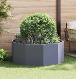 VidaXL Plantenbak Antraciet 120 x 120 x 50 cm Staal