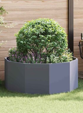 VidaXL Plantenbak Antraciet 120 x 120 x 50 cm Staal