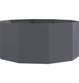 VidaXL Plantenbak Antraciet 120 x 120 x 50 cm Staal