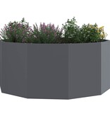 VidaXL Plantenbak Antraciet 120 x 120 x 50 cm Staal