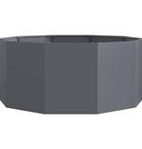VidaXL Plantenbak Antraciet 120 x 120 x 50 cm Staal