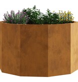 VidaXL Plantenbak Roestig 60 x 60 x 35 cm Cortenstaal