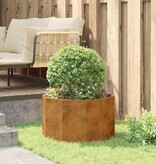 VidaXL Plantenbak Roestig 60 x 60 x 35 cm Cortenstaal