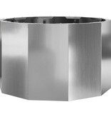 VidaXL Plantenbak Zilver 60 x 60 x 35 cm Gegalvaniseerd staal