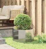 VidaXL Plantenbak Zilver 60 x 60 x 35 cm Gegalvaniseerd staal
