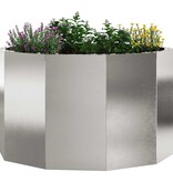 VidaXL Plantenbak Zilver 60 x 60 x 35 cm Roestvrij staal