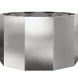 VidaXL Plantenbak Zilver 60 x 60 x 35 cm Roestvrij staal