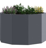 VidaXL Plantenbak Antraciet 60 x 60 x 35 cm Staal