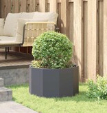 VidaXL Plantenbak Antraciet 60 x 60 x 35 cm Staal
