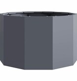 VidaXL Plantenbak Antraciet 60 x 60 x 35 cm Staal