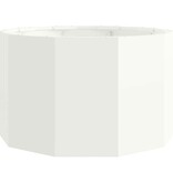 VidaXL Plantenbak Wit 60 x 60 x 35 cm Staal