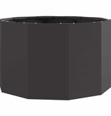 VidaXL Plantenbak Zwart 60 x 60 x 35 cm Staal