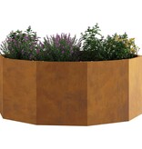 VidaXL Plantenbak Roestig 90 x 90 x 35 cm Cortenstaal